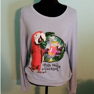 NWOT Wildfox Polly Want a Cocktail BBJ Sweatshirt